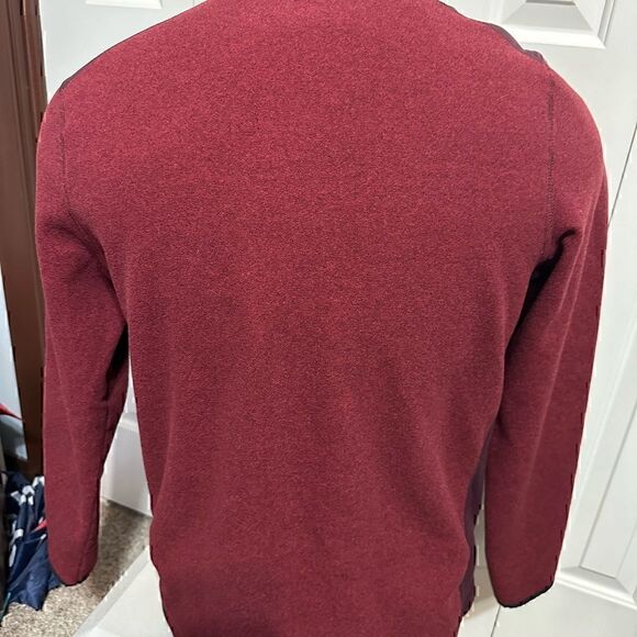 Under Armour Maroon Mens Medium Half ZIP Pullover - Picture 3 of 5